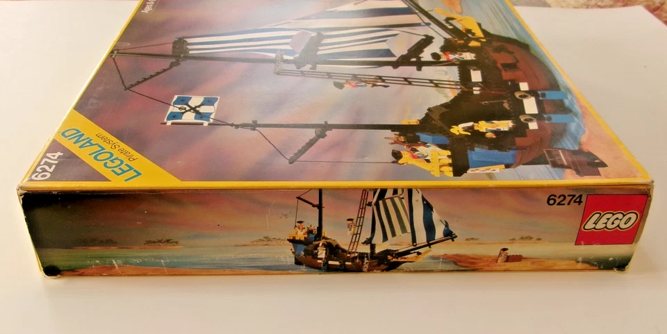 LEGO Piratas: Caribbean Clipper 6274 ¡SOLO en caja! Con bandeja transparente y amarilla ¡BONITO! Foto 3 de 4