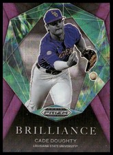 2022 Panini Prizm Draft Picks #BR-CD Cade Doughty Brilliance Prizms Purple Wave