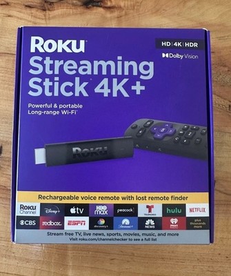 Roku 3821R Streaming Stick 4K+ & Remote - Black SKU 3821R SEALED