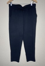 32 Degrees Cool Womens Black Elastic Waist Pull On Pants Size L