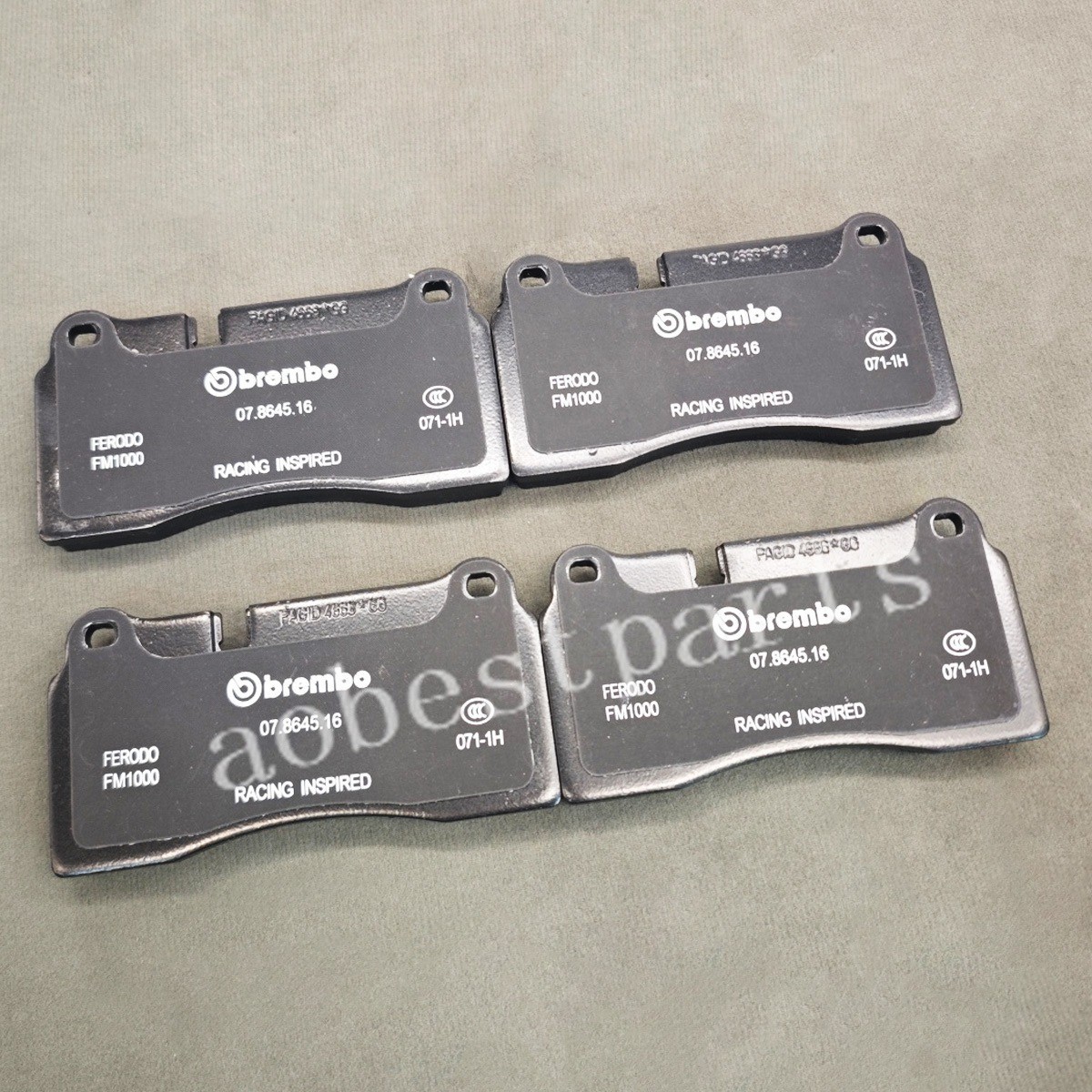 Rear Brake Pad Set 4S0698451J 420615437B For Lamborghini Huracan