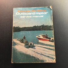 Evinrude 50-135hp Outboard Motor Service Manual 7th Ed 1976 Illustrated Marine