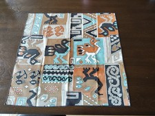 Vintage Thunderbird 17" Bandana Native Abstract Southwest Desert Spirit Feather