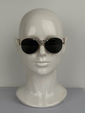 Chanel Pilot Sunglasses A71582 with Crystal Detail Across the Bridge