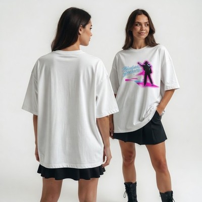 King of Dance Retro Neon Shirt 80s Music Icon Aesthetic Fan Gift Top Size S-5XL
