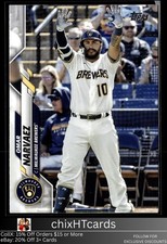 Omar Narvaez 2020 Topps Update #U-250 Milwaukee Brewers