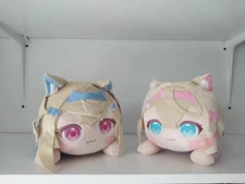 Hololive x Round 1 Collab Exclusive FUWAMOCO 14.1IN Plush Toy Flying Pose