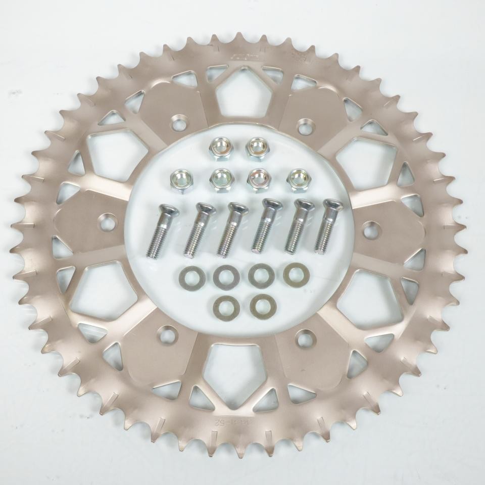 Couronne Sunstar 52 dents en acier renforcé pour Suzuki DR 400 S