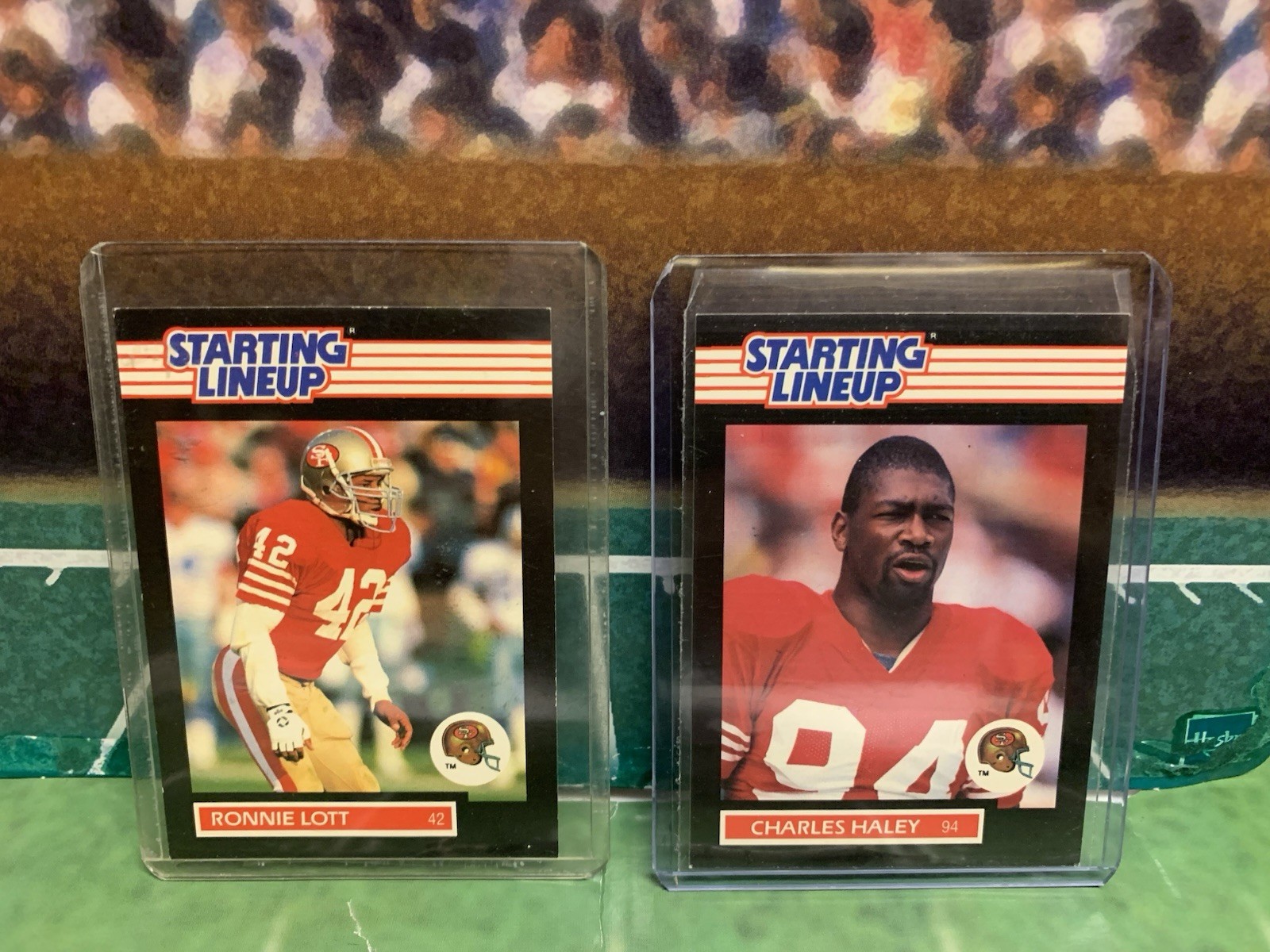 Ronnie Lott Football Cards 1989 Kenner Starting Lineup trading card — raw and PSA graded price guide