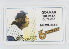 1981 Perma-Graphics/Topps Credit Cards Gorman Thomas #125-029 0kb5