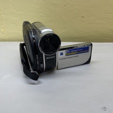 Sony DCR-DVD650 Video Camera, 8cm Mini DVD, 60x Zoom Battery No Charger Tested