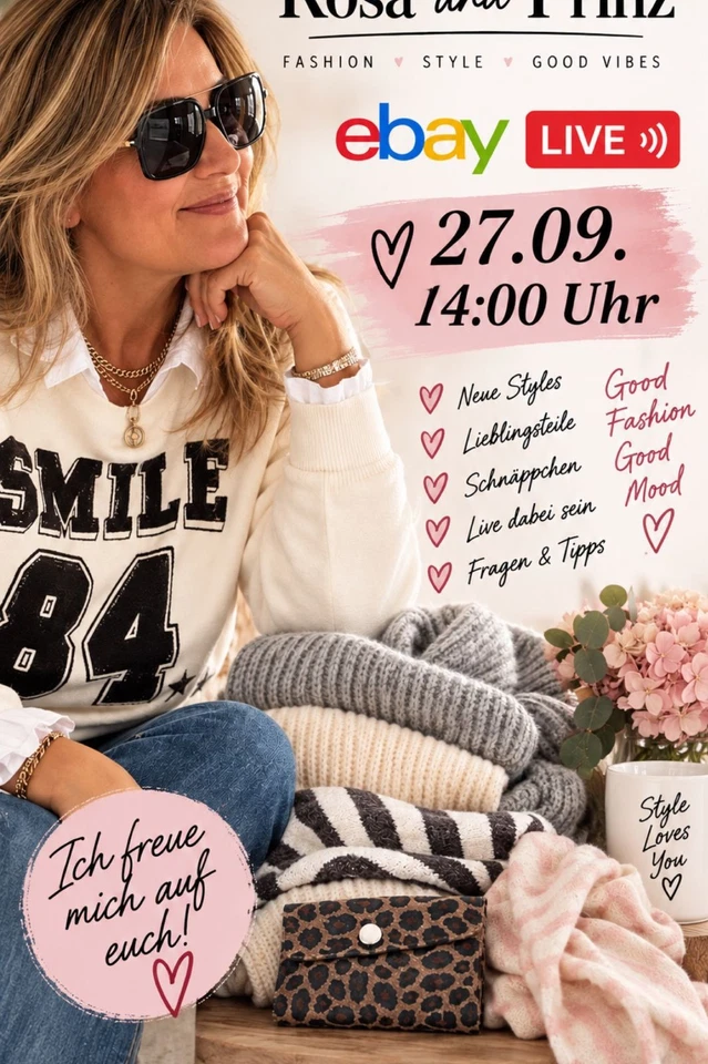 Ladies LIVE mit Wio Herbst/Winter Fashion & exklusive Deals & 1€ Starts