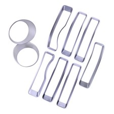 Front Mesh Grille Insert Headlight Cover Trim Fit For Jeep Wrangler JL 2018-19