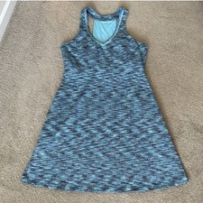 MPG Dress Womens Extra Large Blue Racerback Athletic Activewear Pockets Mesh