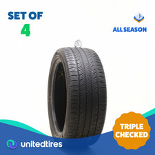 Set Of 4 Used 22545r17 Hankook Kinergy Gt 91w - 5-732 1a1xx Set Of 4 Used 22545r17 Hankook Kinergy Gt 91w - 5-732 1a1xx