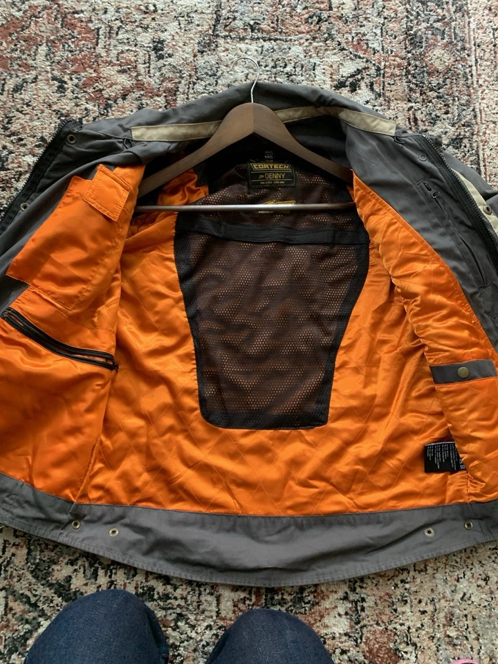 Cortech Denny Motorcycle Jacket Charcoal Men’s Medium Excellent Condition - Image 3 of 4
