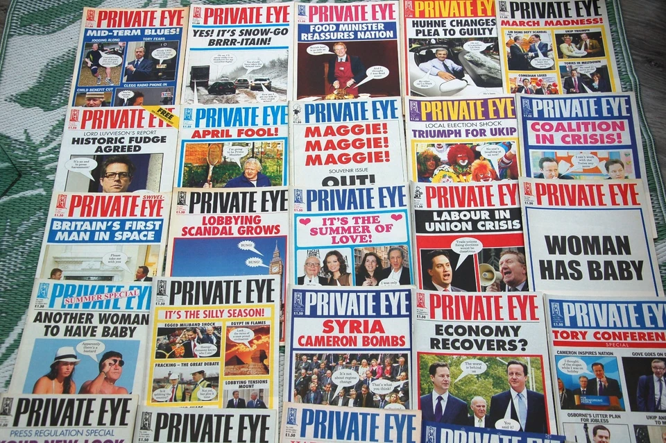 Full Year 2013 Private Eye Magazines Political Satire Cameron Johnson Tories etc - Image 2 of 4