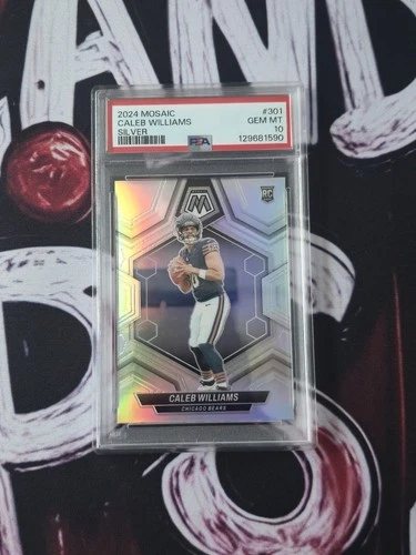 2024 Panini Prizm Mosaic  Caleb Williams #301 Silver Prizm PSA 10