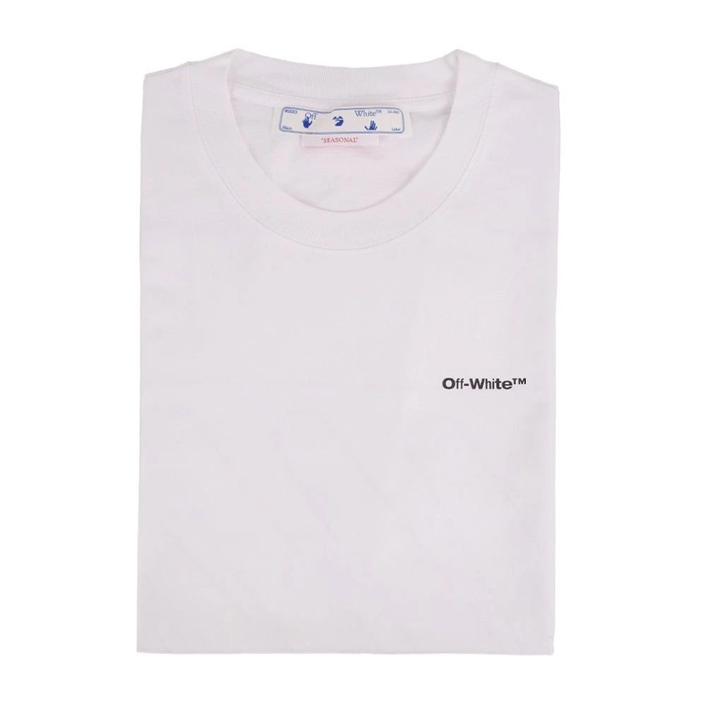 OFF WHITE T shirt manica corta bianco sporco 45806196