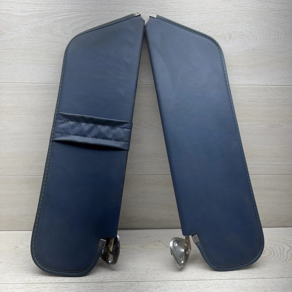 1983-1988 Ford Ranger (Bronco II) sun visors (original OEM) blue pair - Image 4 of 4
