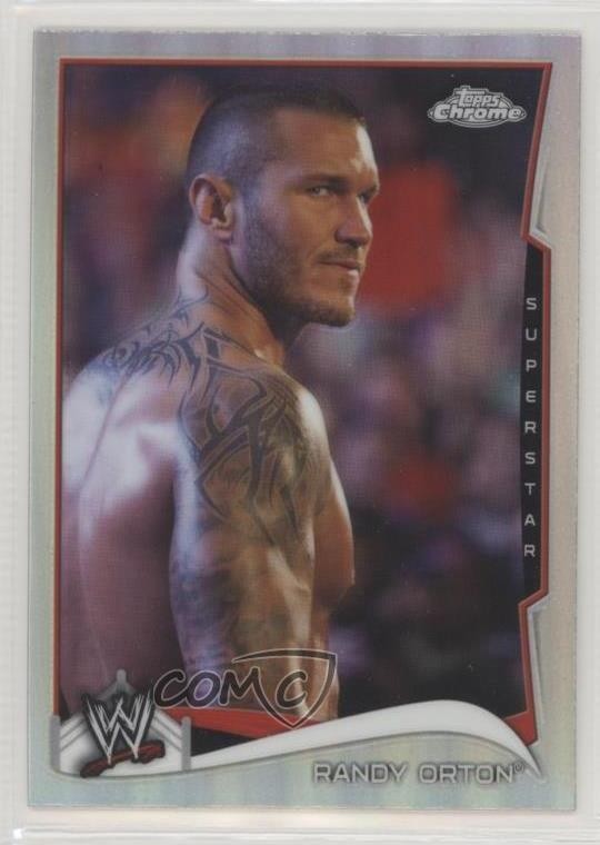 2014 Topps Chrome WWE Refractor Randy Orton #38 00e6