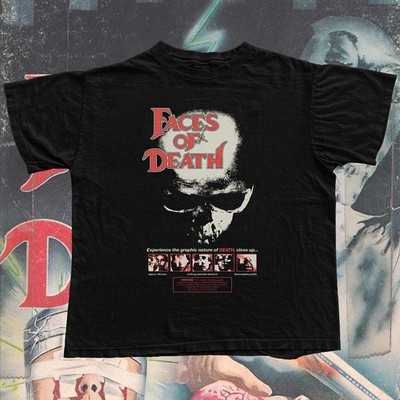 FACES OF DEATH Horror Movie graphic Tee Unisex Short Sleeve S-5XL