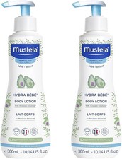 2 - Mustela Hydra Bebe Body Lotion Baby Moisturizer Normal Skin 10.14oz Each