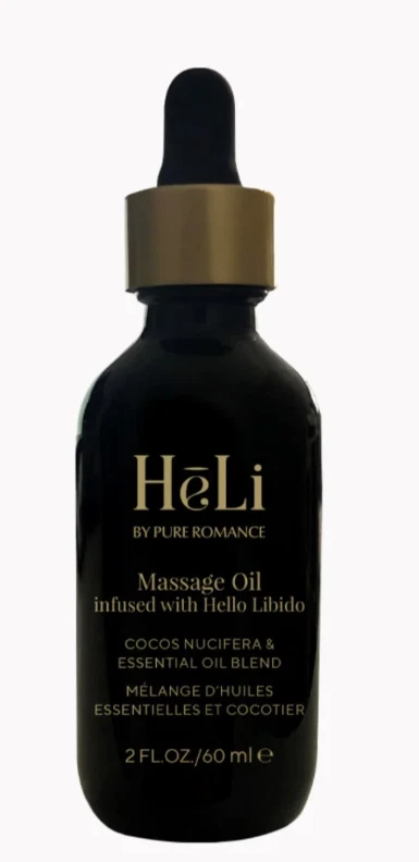 Aceite de masaje Heli Pure Romance infundido con Hello Libido 2FLZO regalo gratis incluido Foto 2 de 2