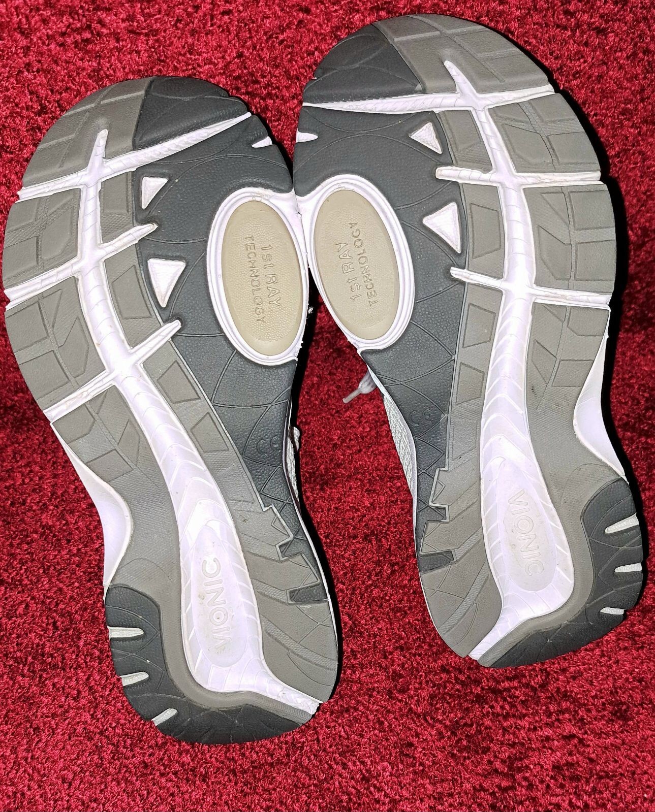 Vionic SATIMA ACTIVE SNEAKER White/Silver Size 5 - image 4