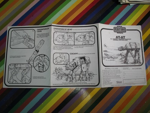 vtg 1980s ESB Star Wars ephemera - toy instruction manuals, stickers, insert - Picture 175 of 199