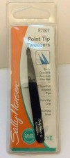 Sally Hansen Point Tip Tweezers E7007 new stainless steel NEW.