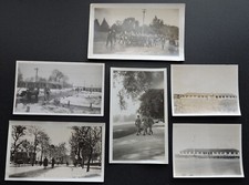 SOLDIERS, BARRACKS, MILITARY PARADE LOT OF 6 PHOTOS