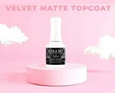 Kiara Sky _VELVET MATTE TOP COAT- 15 ml/0.5 fl oz - New 