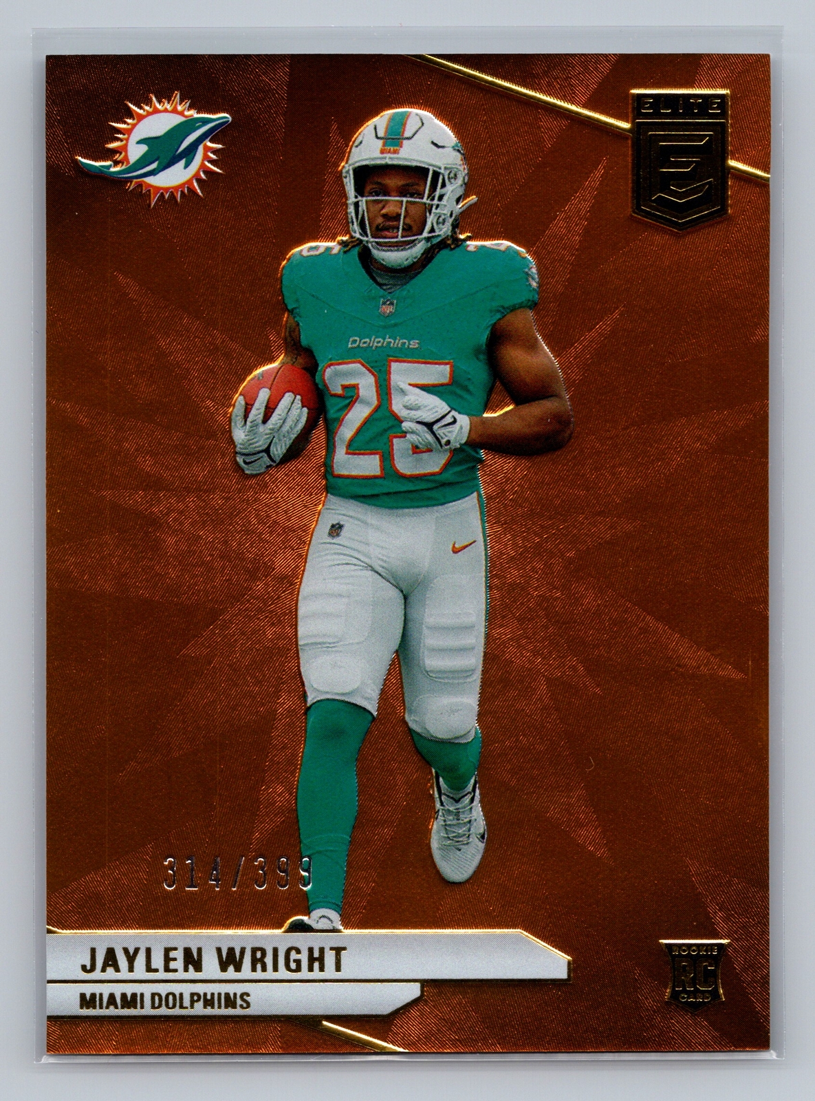 2024 Donruss Elite #114 Jaylen Wright Orange #/399