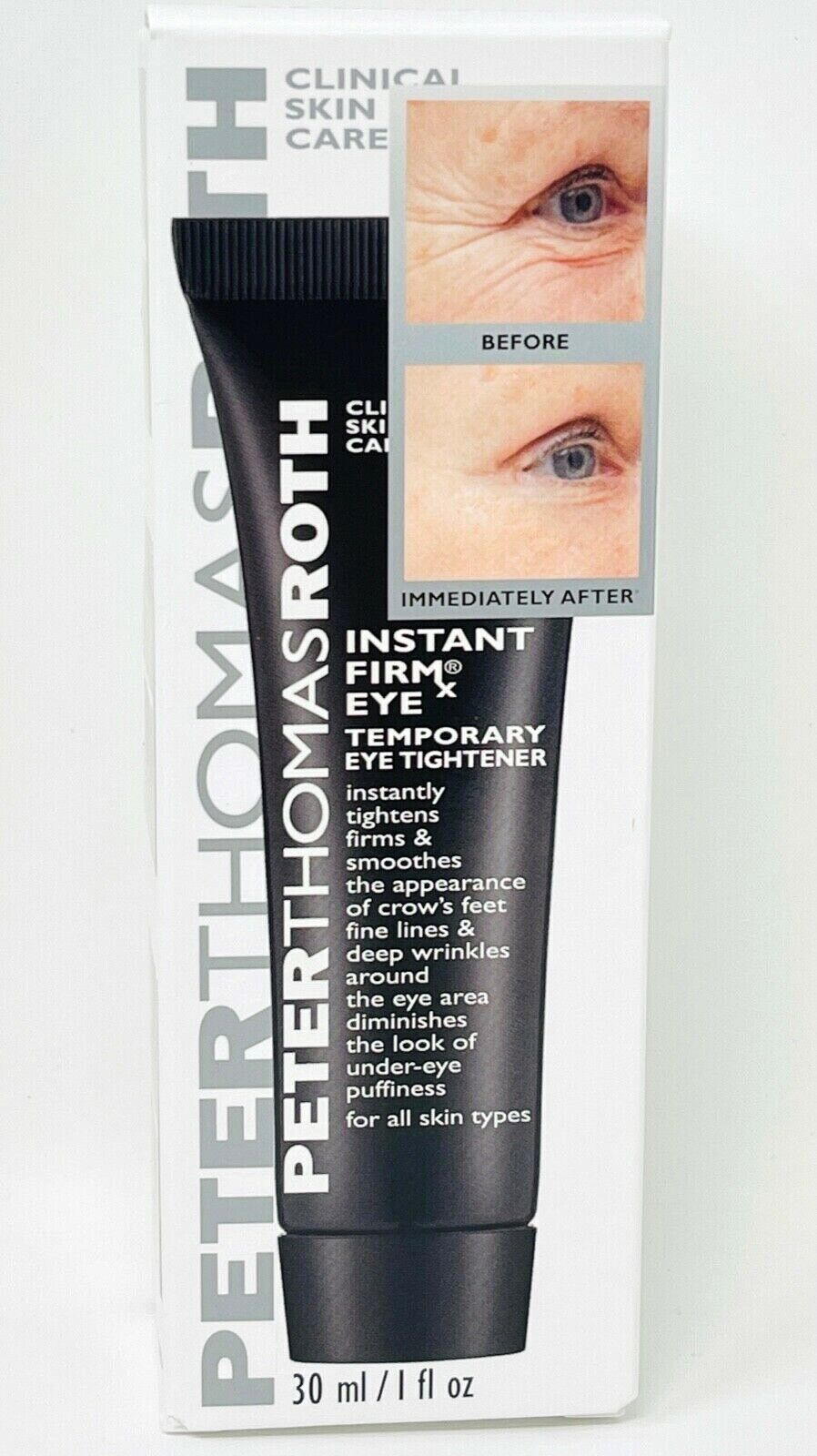 New Sealed Peter Thomas Roth Instant Firmx Eye Temporary Eye Tightener 1 Fl oz