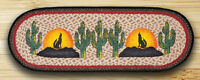 Howling Coyote 100% Natural Braided Jute Runner 13 X 36 Oval, By Earth Rugs Howling Coyote 100% Natural Braided Jute Runner 13 X 36 Oval, By Earth Rugs