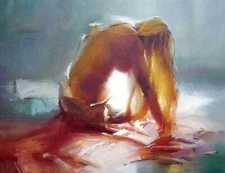 LMOP1209L pretty hand painted abstract fancy Girl art oil painting art canvas