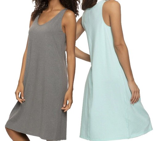 felina cotton modal sleep dress 2-pack Felina Women's Cotton Modal Stretch Sleeveless Sleep Dress 2-Pack Brand New