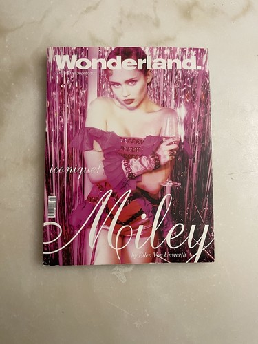 Wonderland Magazine Miley Cyrus Cover by Ellen von Unwerth Troye Sivan 2018