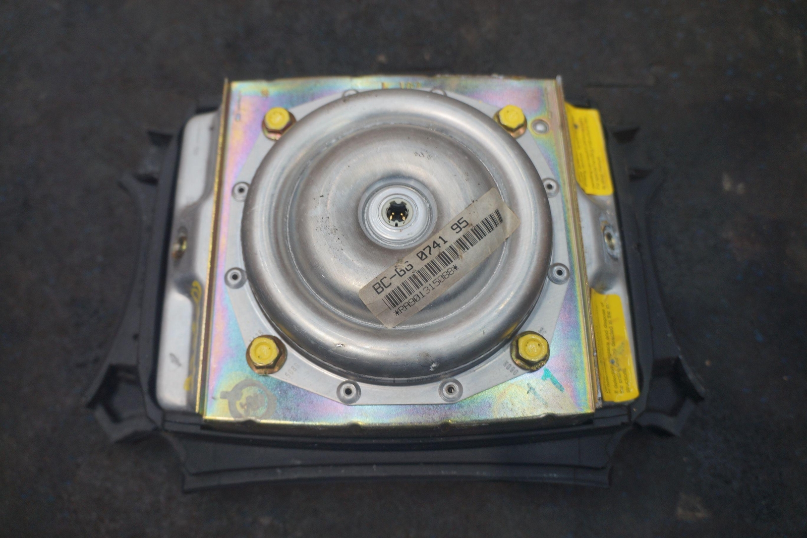 Driver Steering Wheel Airbag Black UB72257 OEM Bentley Turbo R 1991
