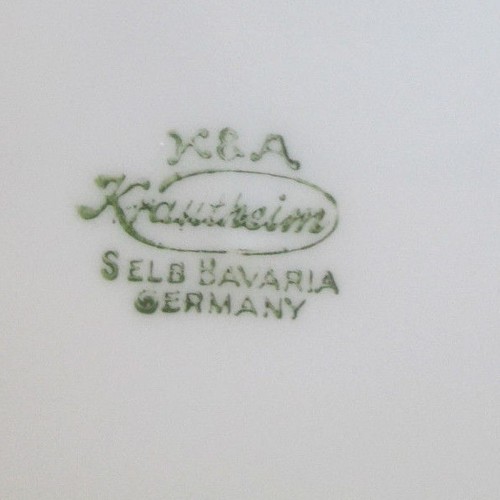 ANTIQUE GOLD PLATE SELB BAVARIA Krautheim GERMANY 1900-1949 Rembrandt Portrait - Picture 5 of 6