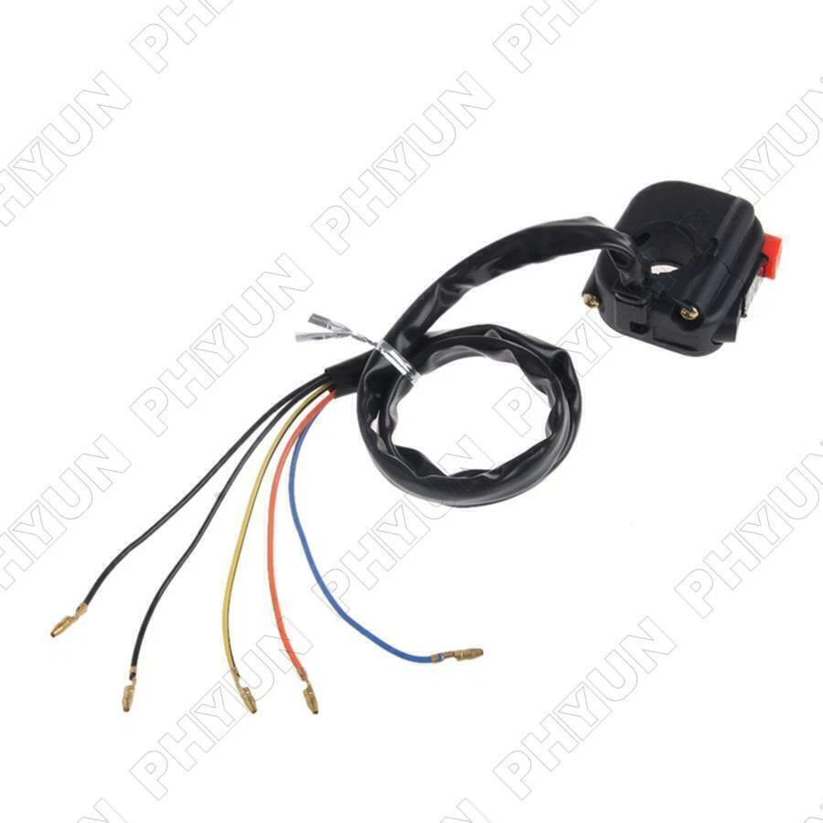 7/8 Inch Handlebar Motorcycle Ignition Switch On Off Starter Engine Push Button - Image 2 of 4