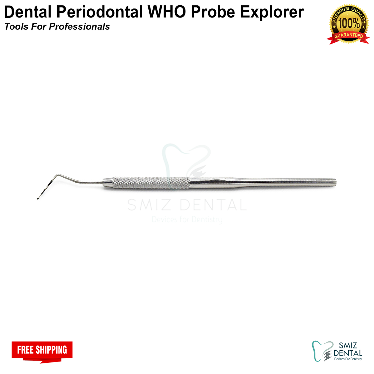 Bpe Probing Instruments Periodontal Probe Dentistry Dental Instruments 5pcs Dental Periodontal ...