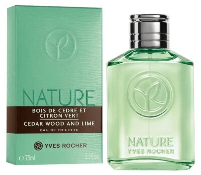 Yves Rocher Nature Cedar Wood and Lime Eau de Toilette 75ml EDT Mens  Fragrance UK