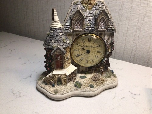 Father Time,The Farmhouse,Quartz Clock,signed Lon Herbert, 1991, 8”x6”x4”, 3lbs. - Picture 3 of 11