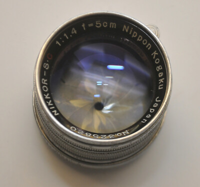 Rare Nikon Nikkor S.C Nippon Kogaku 50mm F/1.4 Leica L39 Screw