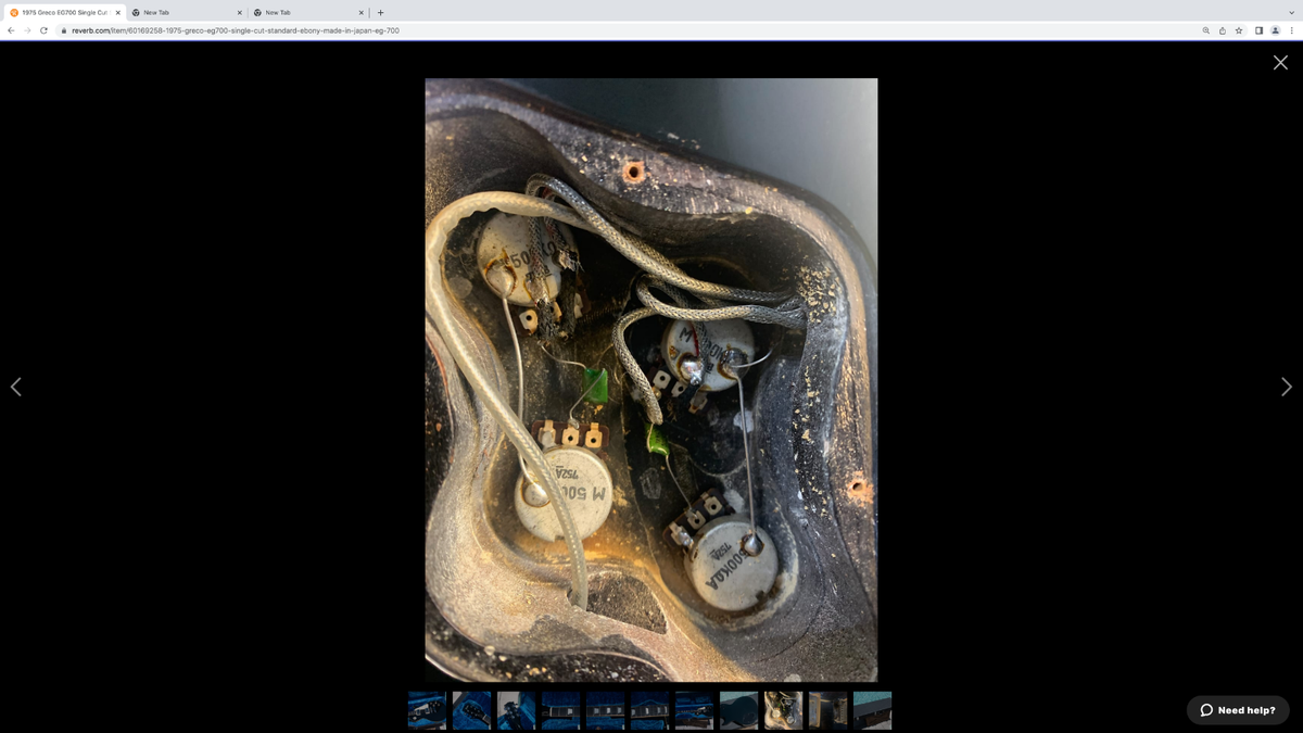 1975 Greco EG700 Les Paul Standard - Ebony - Made In Japan (EG-700