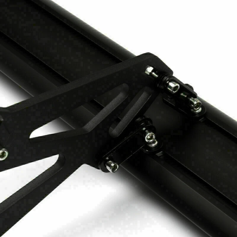 Universal Sedan Aluminum GT Rear Trunk Wing Racing Spoiler Black New - Imagem 4 de 4