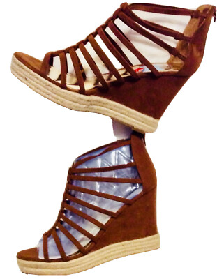 Carlos Santana Camilla Platform Espadrilles Wedge Heel Ladies