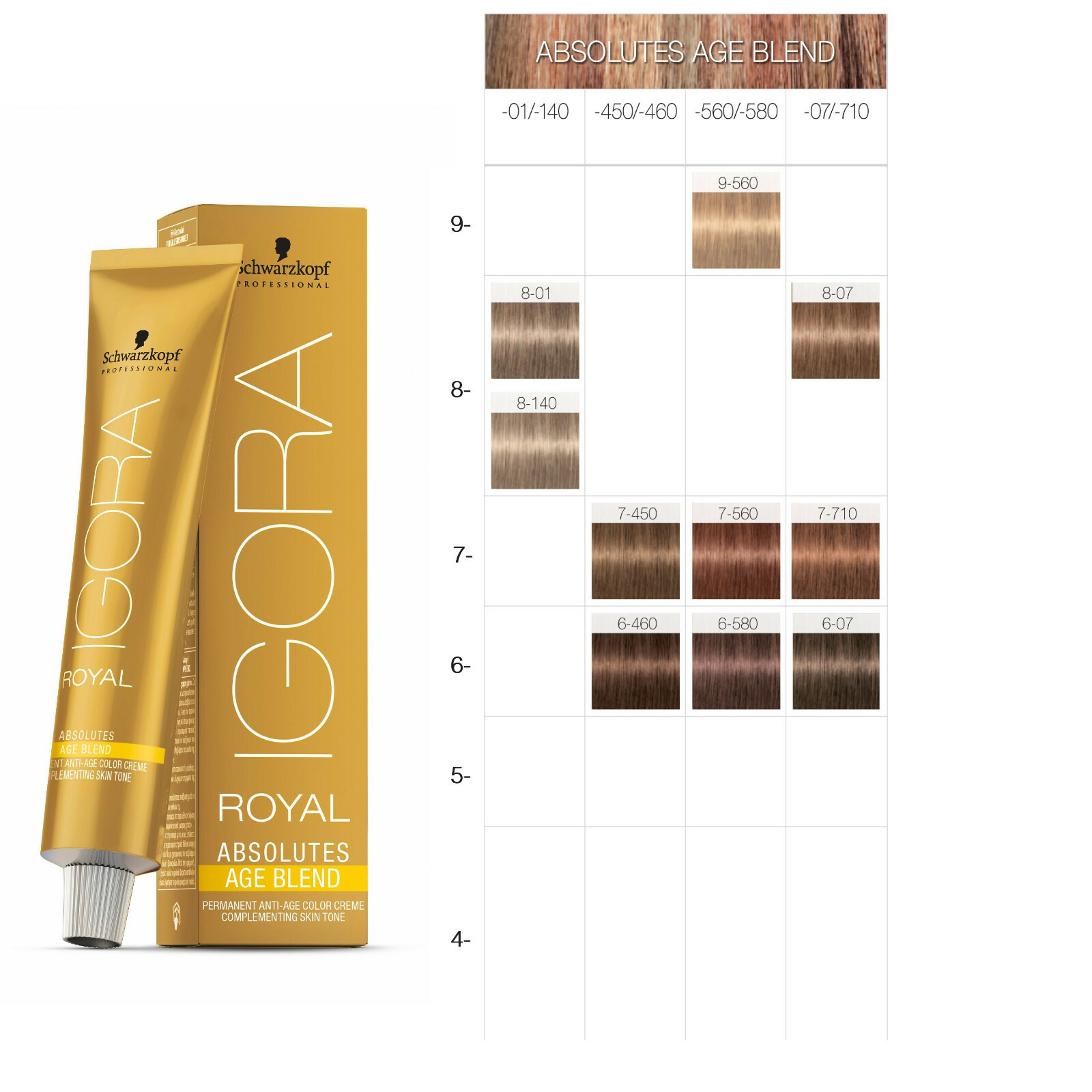 Schwarzkopf Igora Royal Absolutes 60ml- All Colours Schwarzkopf Igora Royal Absolutes 60ml- All Colours